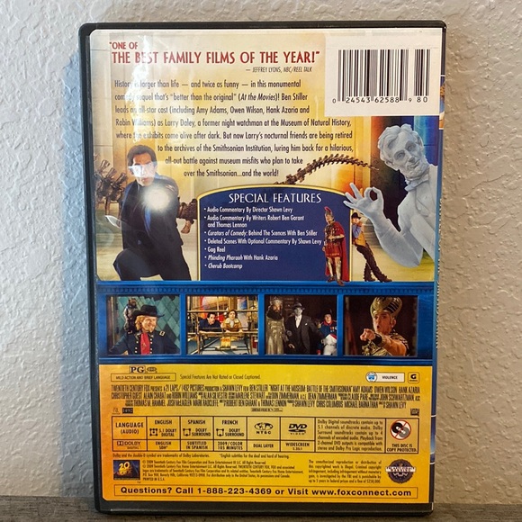 Night At The Museum (Battle Of The Smithsonian ) PG/ DVD - Picture 2 of 3